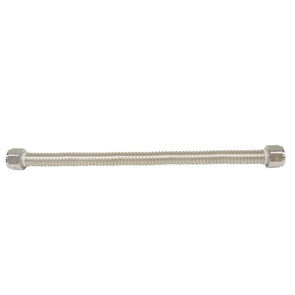 3/4in. FIP x 3/4in. FIP x 15in. Stainless Steel Corrugated Water Heater Connector
